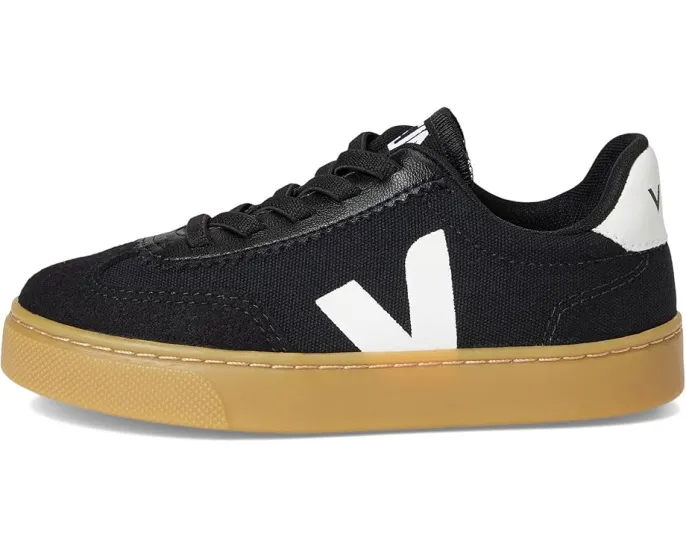 Детские кроссовки VEJA Small Volley Canvas с круглым носком