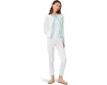 Кардиган с круглой горловиной Lilly Pulitzer Brockton в рубчик с полосками