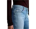 Джинсы AG Jeans Sandra Low Rise Slim Straight с низкой посадкой