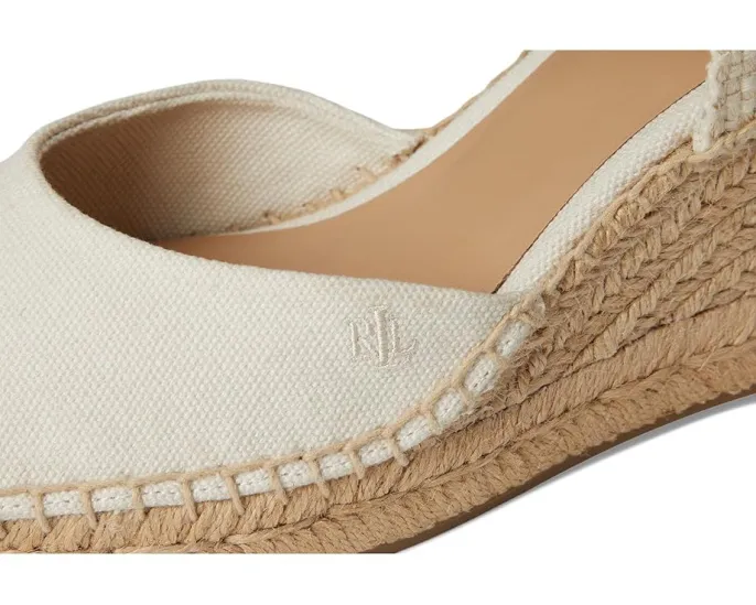 Эспадрильи Robby Canvas & Jute от Lauren Ralph Lauren на танкетке