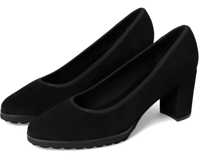 Туфли-лодочки Vaneli Dazzle на устойчивом каблуке из замши