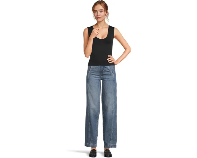 Топ Free People Clean Lines Muscle Cami с широкими бретелями и бесшовным кроем