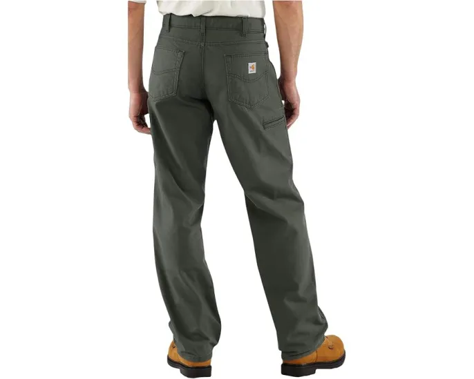 Огнестойкие свободные прямые брюки Carhartt из плотной ткани большого размера и высокого роста