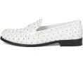 Лоферы Tory Burch Classic Stud с металлическими шипами облачно серебристые