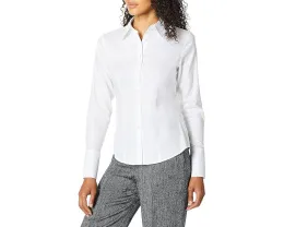 Блуза Calvin Klein Long Sleeve Wrinkle Free Button Down с длинным рукавом