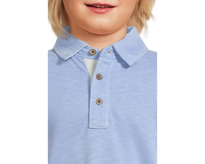 Поло Johnston & Murphy Kids в винтажном стиле с текстурой слэб
