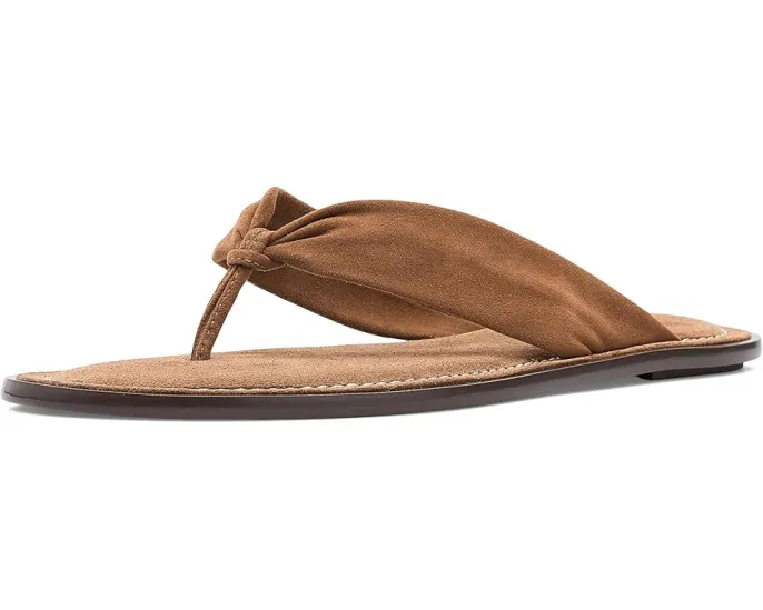 Сандалии Bernardo Salt из замши с ремешком между пальцев