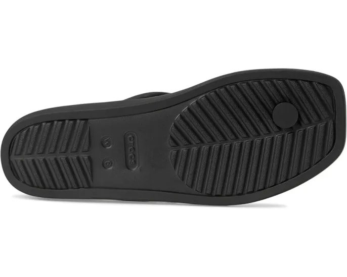 Шлепанцы Crocs Miami Thong Sandal с квадратным носком и гибким верхом