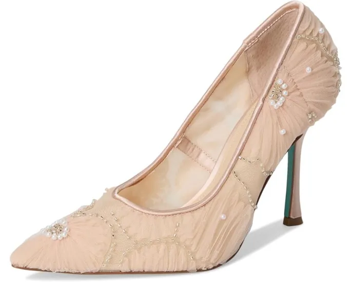 Туфли Roxie от Blue by Betsey Johnson с сетчатым верхом и бисерным цветочным декором