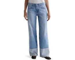 Джинсы Adria Low Rise Baggy Wide Leg AG Jeans Mondrian с заниженной талией