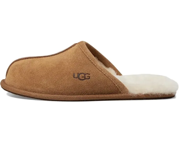 Тапочки UGG Scuff из овчины с подошвой из замши и подкладкой UGGpure