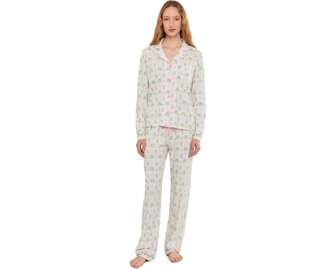 Пижамный комплект P.J. Salvage Playful Prints с принтом и свободным кроем