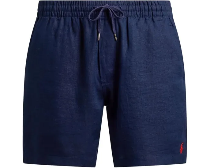 Шорты Polo Prepster из льна с длиной 15 см Polo Ralph Lauren