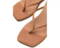 Сандалии TKEES Square Toe Julia Suede на низком каблуке