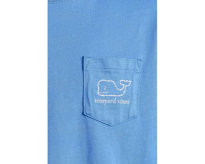 Детская футболка Vineyard Vines Kids с китом и короткими рукавами