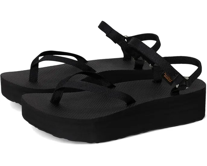 Сандалии Flatform Sandal Slim от Teva на платформе с ремешками и липучкой