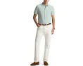 Поло Polo Ralph Lauren в полоску из стретч-сетки с зауженным кроем Custom Slim