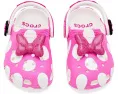 Кроксы Crocs Kids Disney Микки Маус для малышей с розовым бантом