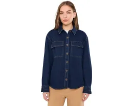 Рубашка KUT from the Kloth Channing с длинным рукавом и контрастной строчкой