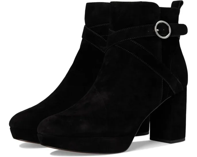 Pelle Moda ботинки Leyton из замши с платформой и ремешком на пряжке