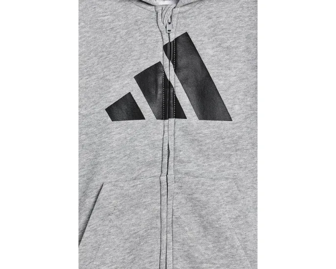 Детский спортивный костюм Essential Big Logo Heather Fleece от Adidas