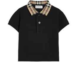 Рубашка с воротником Johane от Burberry Kids в черном цвете