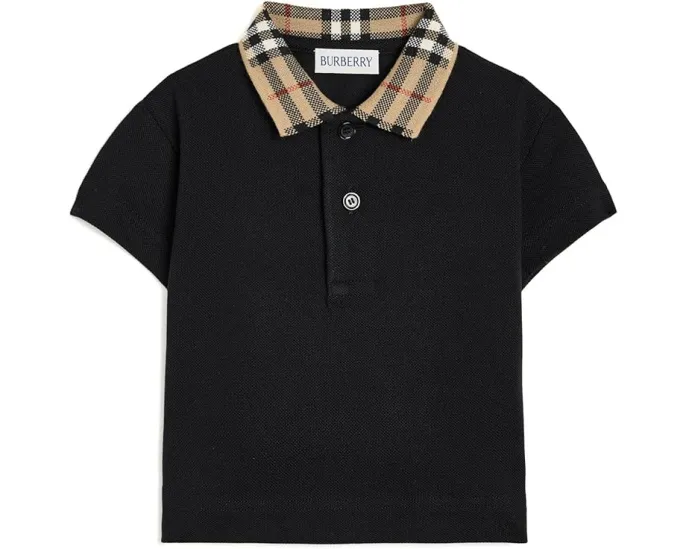 Рубашка с воротником Johane от Burberry Kids в черном цвете