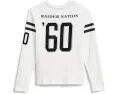 Футболка NFL Las Vegas Raiders с полосатым воротом (Little Kid/Big Kid)