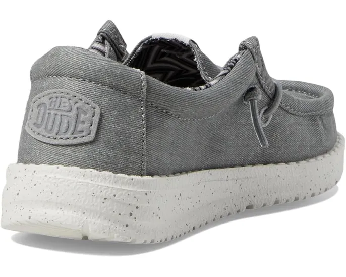 Мокасины Wally Canvas для малышей от Hey Dude