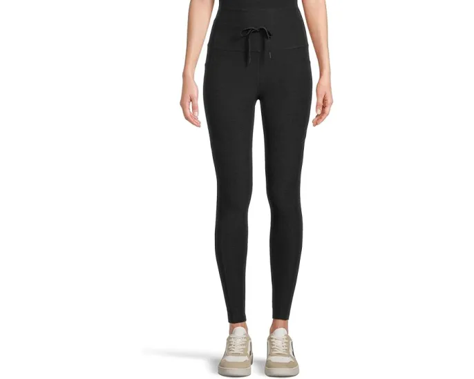 Леггинсы Beyond Yoga Spacedye The Go Pocket Midi с высокой талией и карманами