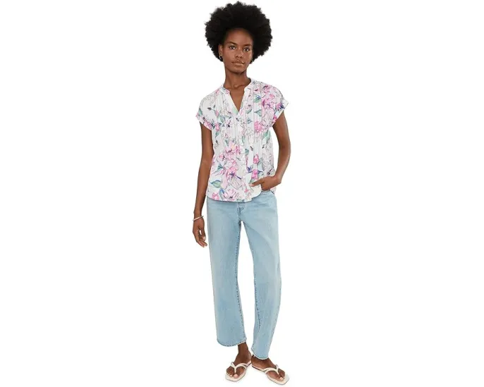 Топ Floral Gardens с вышивкой крестиком Tommy Bahama