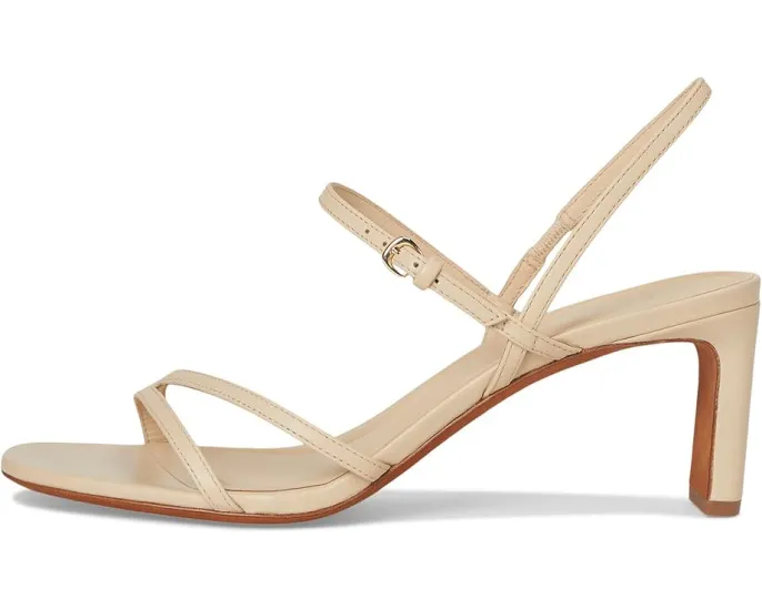 Сандалии Vince Marcela Strappy с ремешками под крокодила и квадратным каблуком