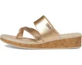 Сандалии Bora Bright Wedge с декором из стразов и пробковым клином от Bzees