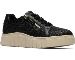 Кроссовки Clarks Mykah Joyfull из текстиля raffia с боковой молнией