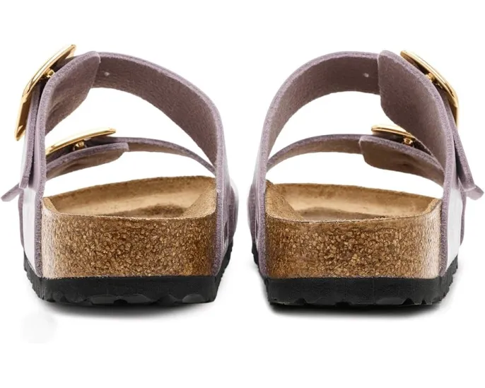 Сандалии Sydney Luxe Buckle от Birkenstock с мерцающим верхом и пробковой стелькой