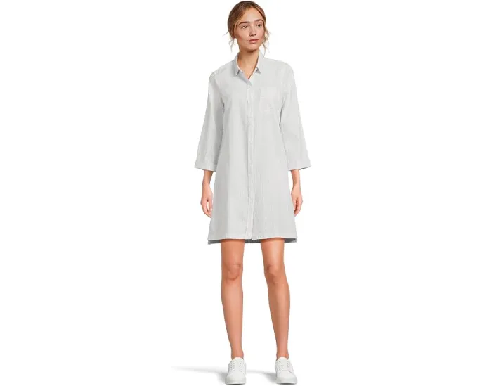 Платье Barbour Seaglow в клетку с длинными рукавами и карманами