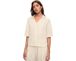 Пижамная блуза Eberjey Tencel Woven с коротким рукавом