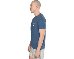 Футболка RVCA Pantero Short Sleeve с принтом и красной строчкой