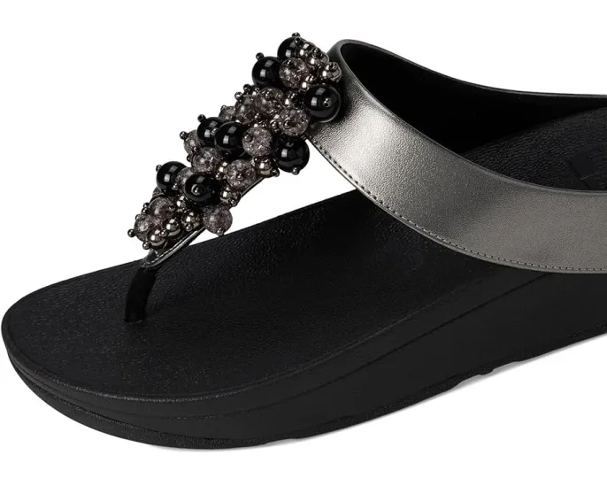 Сандалии FitFlop Fino с декоративными бусинами и удобной стелькой