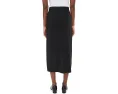 Eileen Fisher юбка прямая миди из трикотажного джерси с разрезом