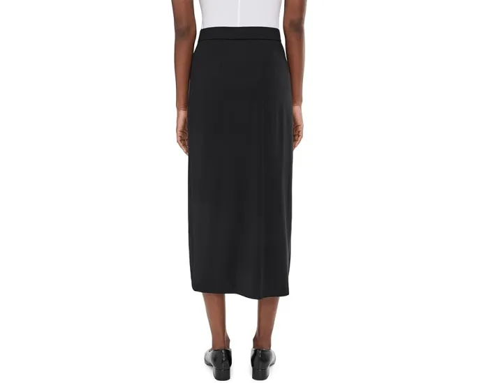 Eileen Fisher юбка прямая миди из трикотажного джерси с разрезом