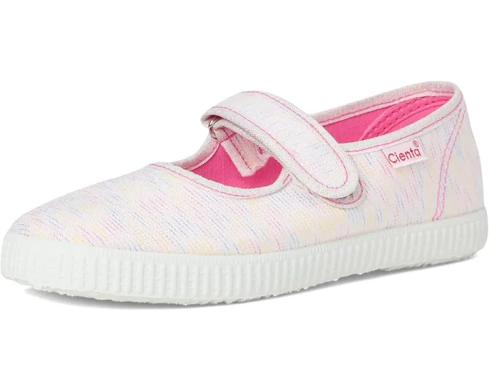 Детские туфли-слипоны Cienta Kids Shoes 56083 с металлическим блеском