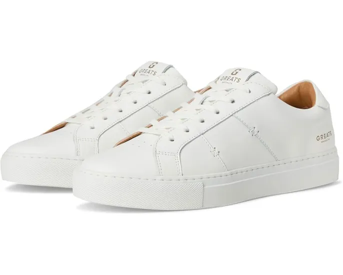 Кроссовки GREATS Royale 2.0 из премиальной кожи с резиновой подошвой