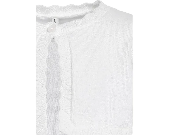 Janie and Jack укороченный кардиган для девочек из мягкой хлопковой пряжи