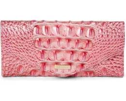 Дорожный кошелек Veronica от Brahmin с металлическим блеском и карманами