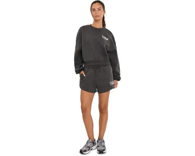 Флисовые шорты New Balance Trackside