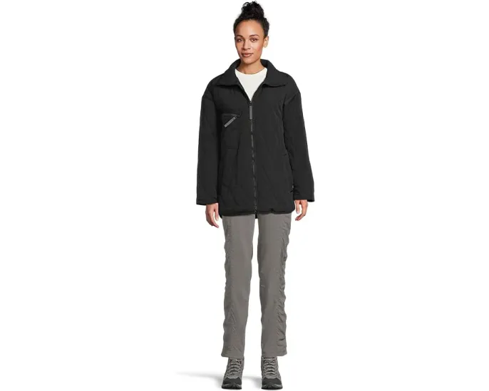 Prana Encinitas Field Coat утепленное пальто с молнией и карманами