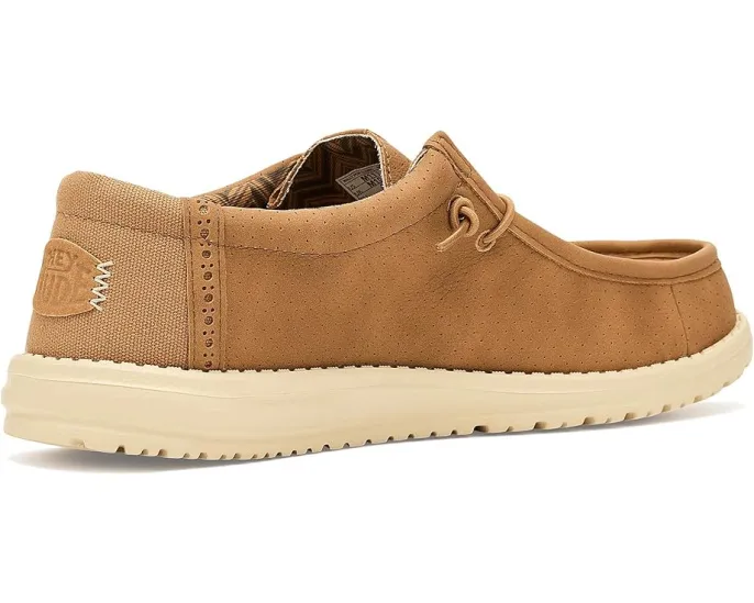 Кроссовки Hey Dude Wally Perf Classic с перфорацией и эластичными шнурками