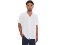 Vineyard Vines рубашка Cabana из текстурированного льна Sparkler Stripe с коротким рукавом
