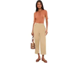 Укороченные брюки из двухслойного стретч-хлопка Lauren Ralph Lauren